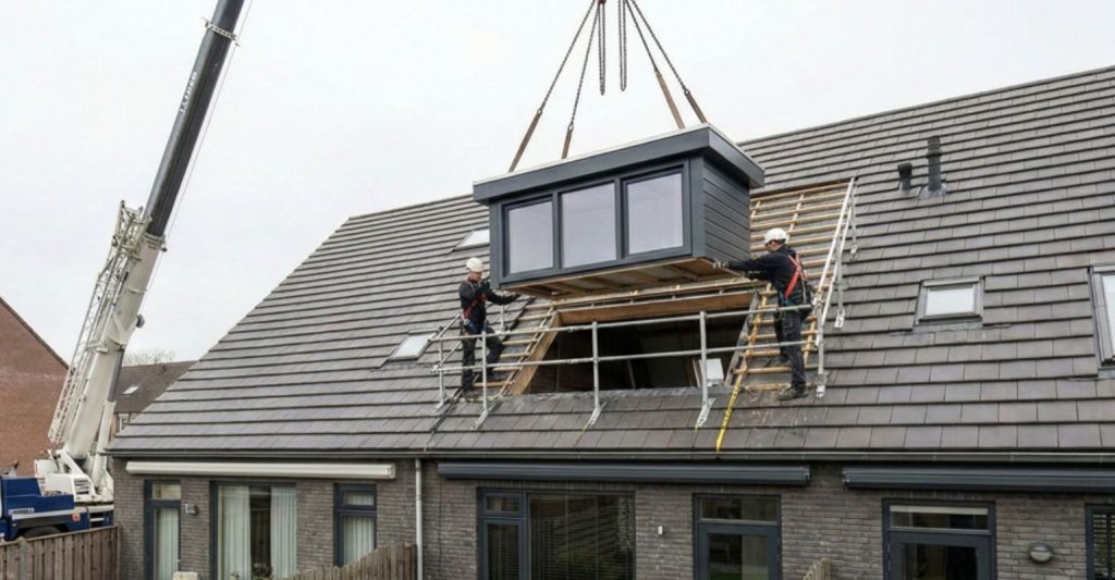 Dakkapel in Zutphen - Prefab dakkapel